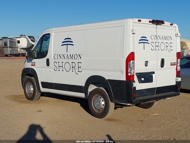 2022 Ram Promaster 1500 Low Roof 118 Wb მანქანა იყიდება აუქციონზე, vin: 3C6LRVNG3NE102257, აუქციონის ნომერი: 44158604
