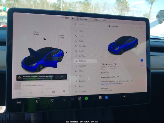 Aukcja sprzedaży 2021 Tesla Model 3 Long Range Dual Motor All-wheel Drive, vin: 5YJ3E1EB4MF066217, numer aukcji: 44158638