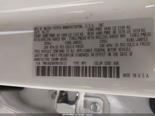 Aukcja sprzedaży 2023 Mazda Cx-50 2.5 S Premium Plus, vin: 7MMVABEM4PN109133, numer aukcji: 44158663