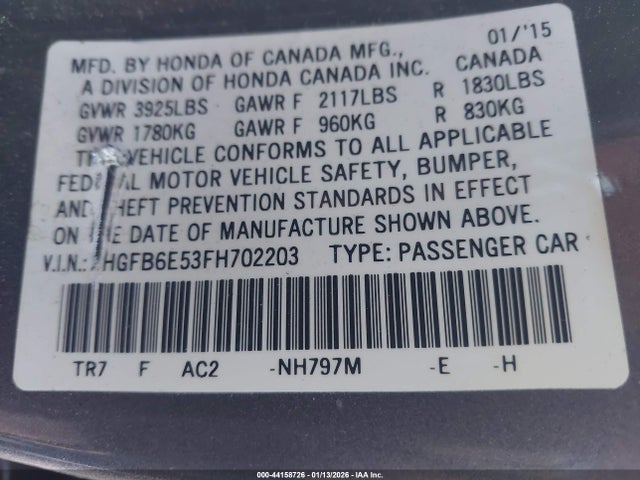 Honda CIVIC SI 2015 2HGFB6E53FH702203 Image 9
