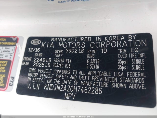 KIA Soul 2017 KNDJN2A20H7462286 Image 9