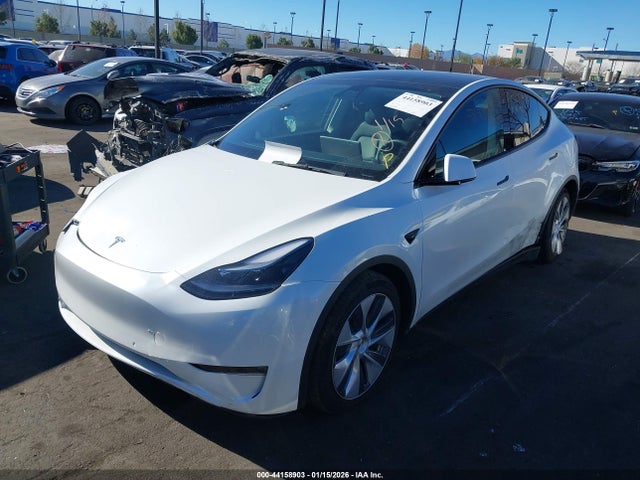 2021 TESLA MODEL Y 5YJYGDEE3MF240709 Photo 1