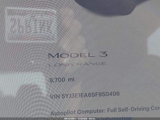 2025 TESLA MODEL 3 5YJ3E1EA6SF950406 Photo 6