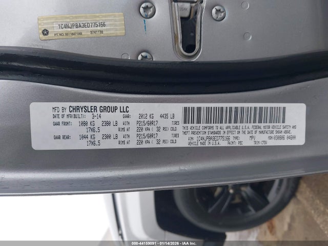 Jeep Patriot Altitude 2014 1C4NJPBA3ED775166 Image 9