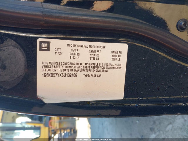 2006 CADILLAC DTS 1G6KD57YX6U132466 Photo 8