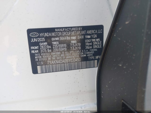 7YAKN4DA0SY033453 Hyundai Ioniq 5 Sel