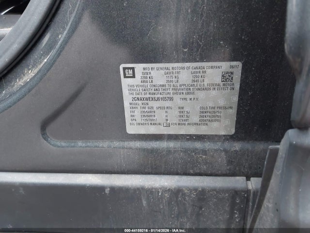 Chevrolet Equinox Premier 2018 2GNAXWEX6J6165799 Image 9