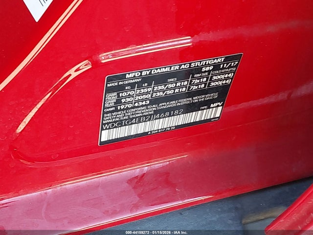 2018 MERCEDES-BENZ GLA 250 WDCTG4EB2JJ468182 Photo 8