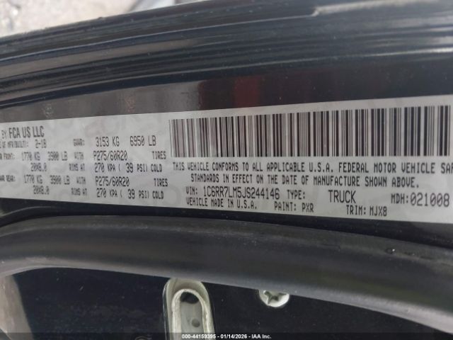 2018 RAM 1500 1C6RR7LM5JS244146 Photo 8