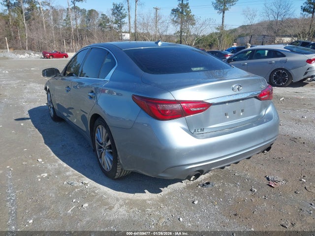 Продажа на аукционе авто 2018 Infiniti Q50 3.0t Luxe, vin: JN1EV7AP1JM351668, номер лота: 44159477