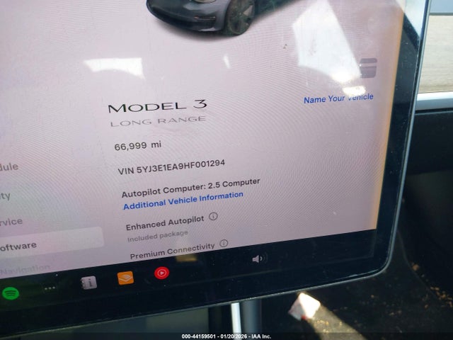 2017 TESLA MODEL 3 5YJ3E1EA9HF001294 Photo 6