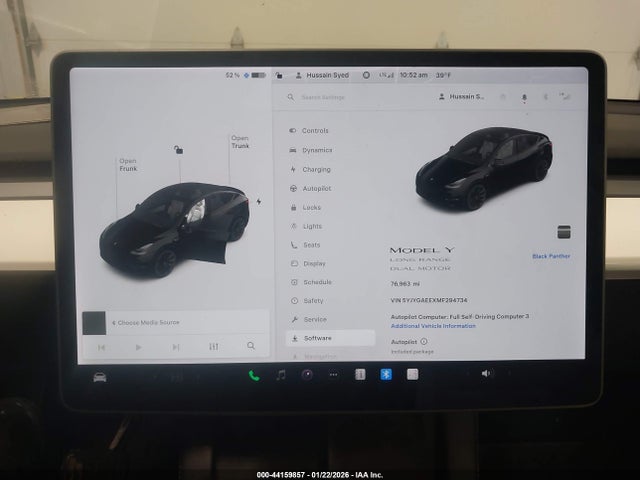 2021 TESLA MODEL Y 5YJYGAEEXMF294734 Photo 6