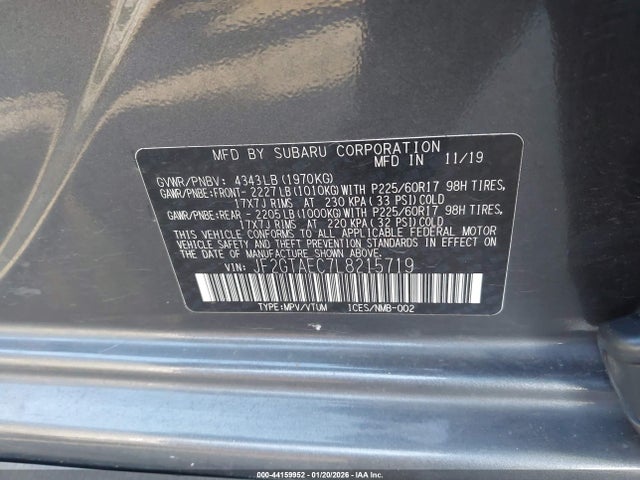Subaru Crosstrek Premium 2020 JF2GTAEC7L8215719 Image 9