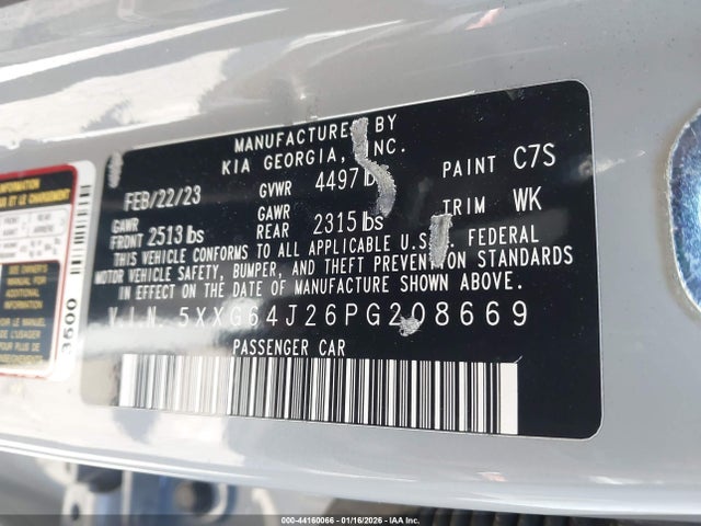 5XXG64J26PG208669 KIA K5 Gt-line