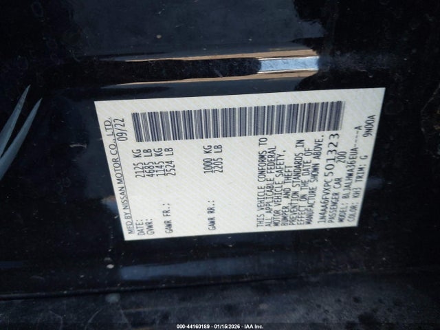 Nissan Maxima Platinum Xtronic Cvt 2023 1N4AA6FVXPC501323 Image 9