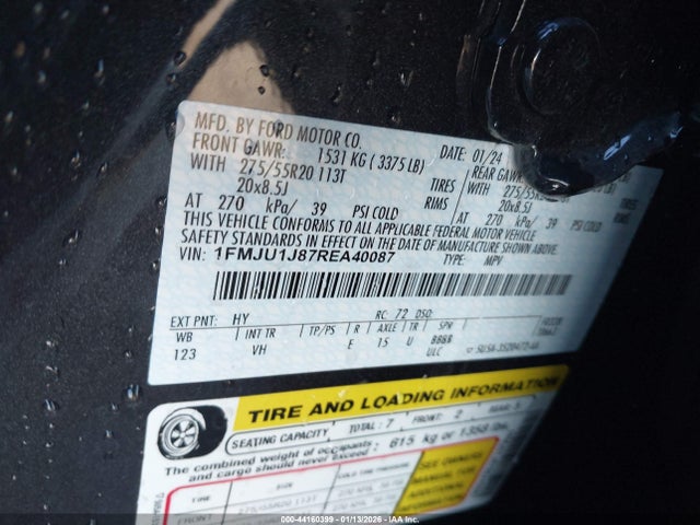 1FMJU1J87REA40087 Ford Expedition Xlt