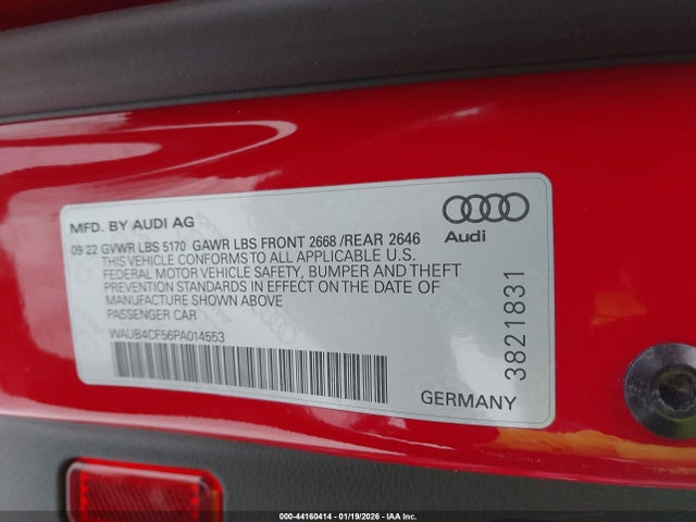 2023 AUDI S5 SPORTBACK WAUB4CF56PA014553 Photo 8