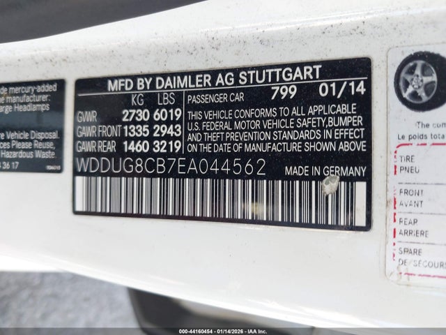 Mercedes-Benz S 550 2014 WDDUG8CB7EA044562 Image 9