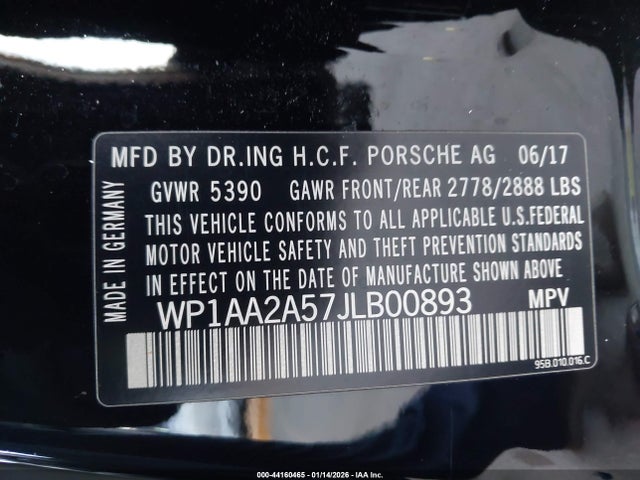 2018 PORSCHE MACAN WP1AA2A57JLB00893 Photo 8
