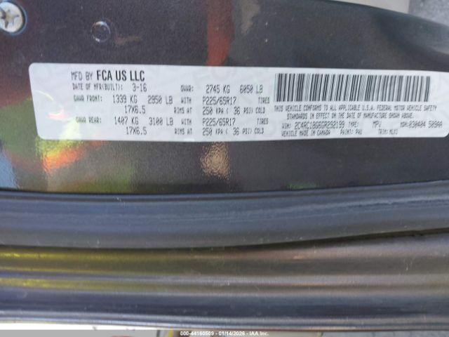 2016 CHRYSLER TOWN & COUNTRY 2C4RC1BG6GR292199 Photo 8