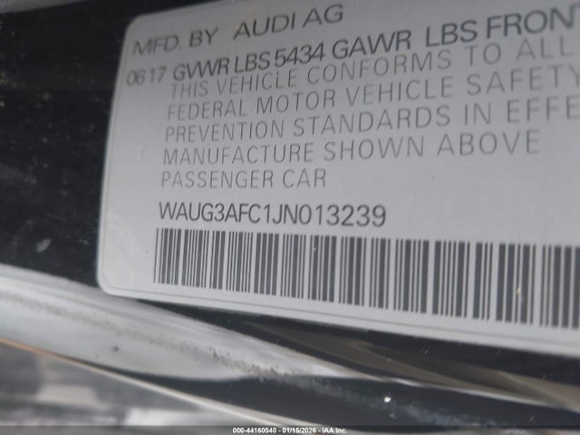 2018 AUDI A6 WAUG3AFC1JN013239 Photo 8