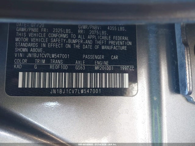 2020 NISSAN ROGUE SPORT JN1BJ1CV7LW547001 Photo 8