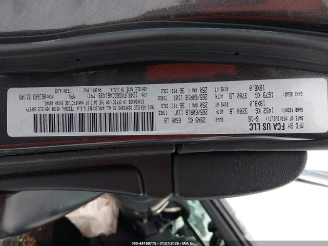 2016 JEEP GRAND CHEROKEE 1C4RJFAG6GC461439 Photo 8