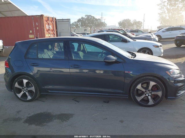44160811 :رقم المزاد ، 3VW6T7AU0KM013114 vin ، 2019 Volkswagen Golf Gti 2.0t Autobahn/2.0t Rabbit Edition/2.0t S/2.0t Se مزاد بيع