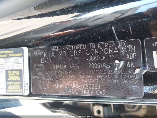 2014 KIA FORTE KNAFX4A64E5190263 Photo 8