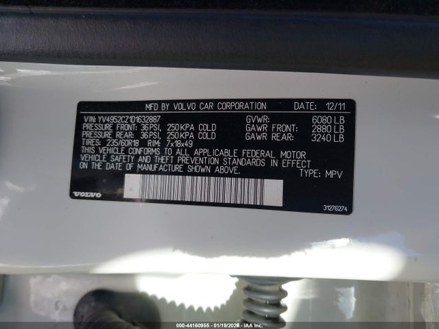 2013 VOLVO XC90 YV4952CZ1D1632887 Photo 8