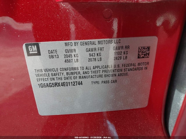 2014 CADILLAC ATS 1G6AG5RX4E0112744 Photo 8