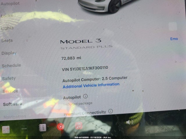 2019 TESLA MODEL 3 5YJ3E1EA1KF300110 Photo 6