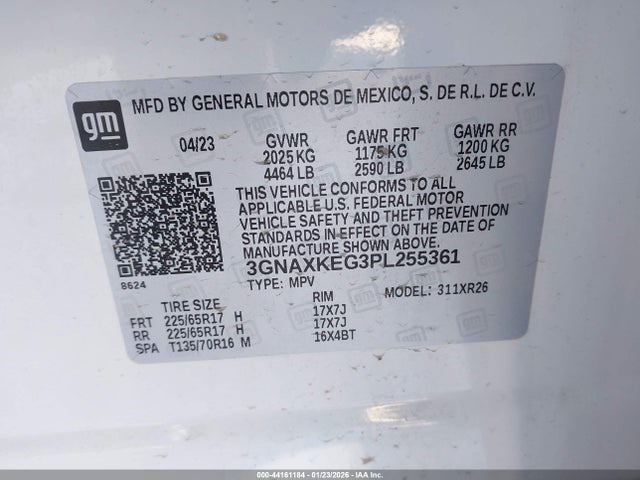 2023 CHEVROLET EQUINOX 3GNAXKEG3PL255361 Photo 8