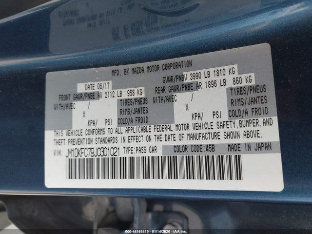 2018 MAZDA CX-3 JM1DKFC79J0301021 Photo 8