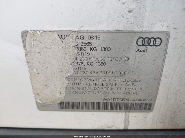 2016 AUDI Q5 WA1D7AFP4GA048607 Photo 8