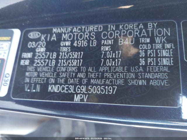 2020 KIA NIRO EV KNDCE3LG9L5035197 Photo 8