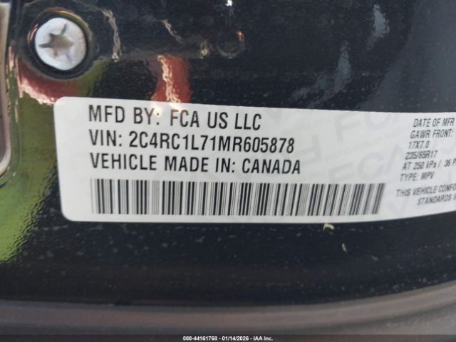 2021 CHRYSLER PACIFICA HYBRID 2C4RC1L71MR605878 Photo 8