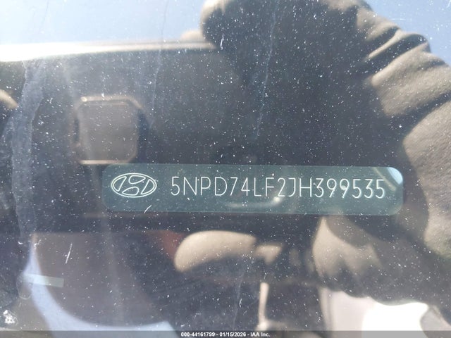 Продаж на аукціоні авто 2018 Hyundai Elantra Se, vin: 5NPD74LF2JH399535, номер лоту: 44161799