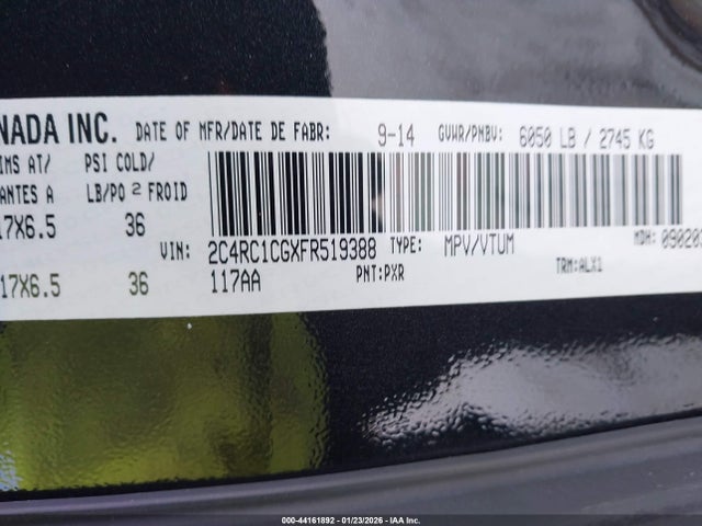 2015 CHRYSLER TOWN & COUNTRY 2C4RC1CGXFR519388 Photo 8