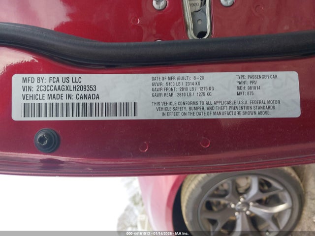 2C3CCAAGXLH209353 Chrysler 300 Touring