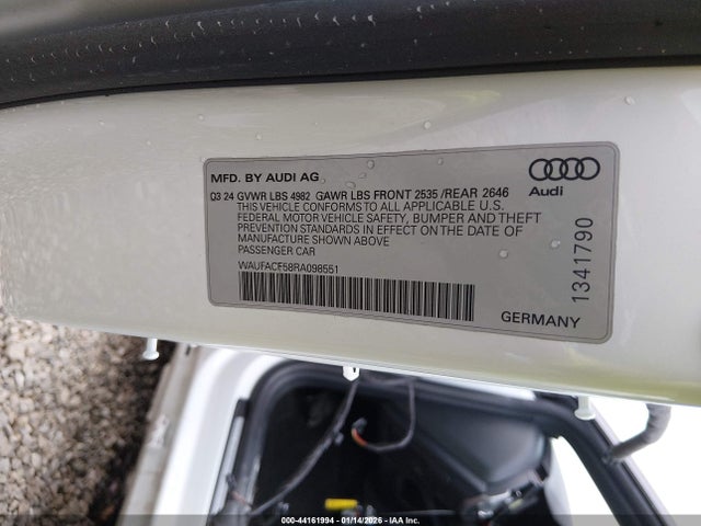 2024 AUDI A5 SPORTBACK WAUFACF58RA098551 Photo 8
