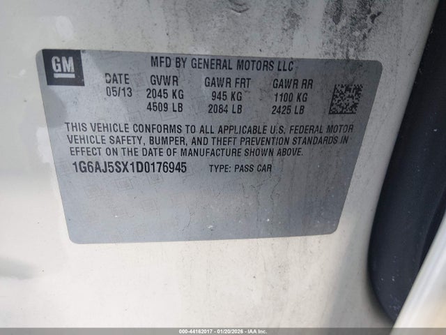 2013 CADILLAC ATS 1G6AJ5SX1D0176945 Photo 8