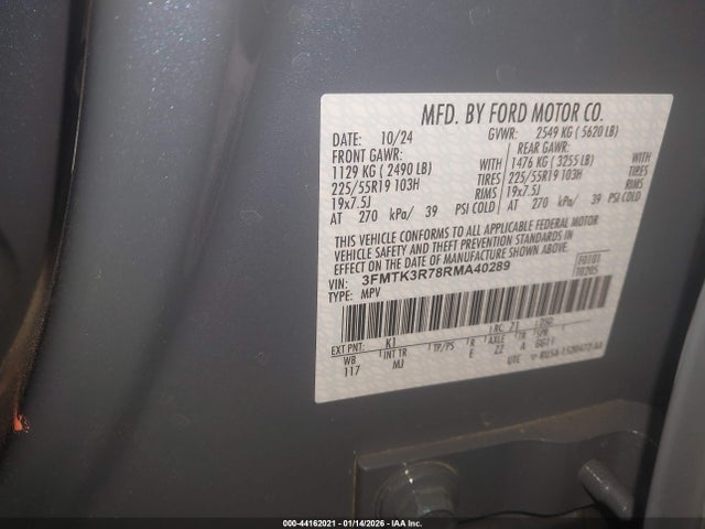 2024 FORD MUSTANG MACH-E 3FMTK3R78RMA40289 Photo 8