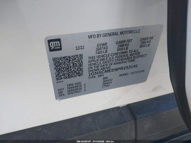 1GNSCMED9PR253141 Chevrolet Tahoe 2wd Ls