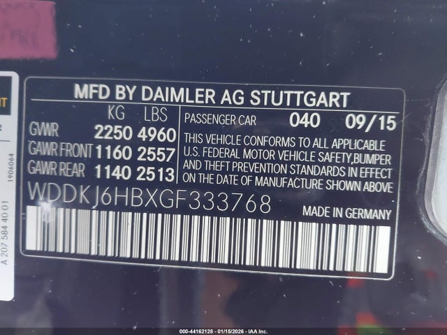 2016 MERCEDES-BENZ E 400 WDDKJ6HBXGF333768 Photo 8