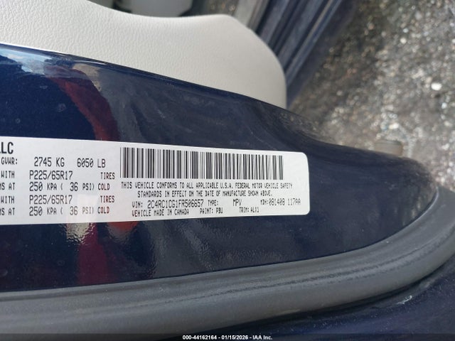 Aukcja sprzedaży 2015 Chrysler Town & Country Touring-l, vin: 2C4RC1CG1FR506657, numer aukcji: 44162164