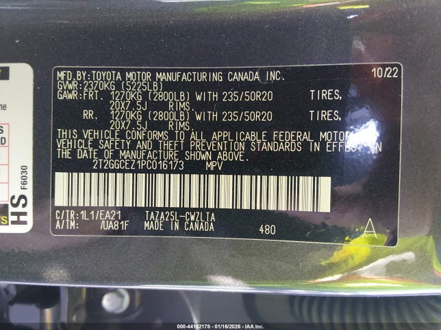 2023 LEXUS NX 350 2T2GGCEZ1PC016173 Photo 8