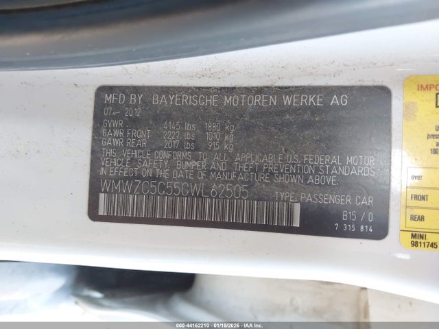 2012 MINI COOPER S COUNTRYMAN WMWZC5C55CWL62505 Photo 8