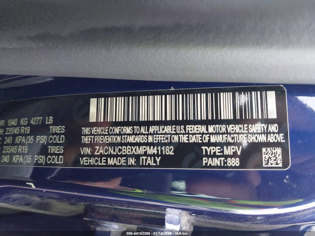 2021 JEEP RENEGADE ZACNJCBBXMPM41182 Photo 8