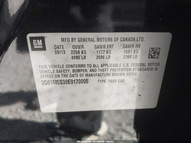 2014 CADILLAC XTS 2G61M5S30E9170095 Photo 8